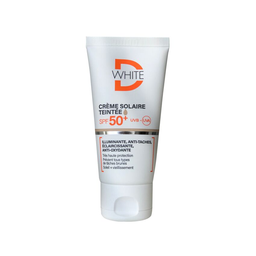 D-White Crème Solaire Teintée Medium SPF 50+ – 50ml