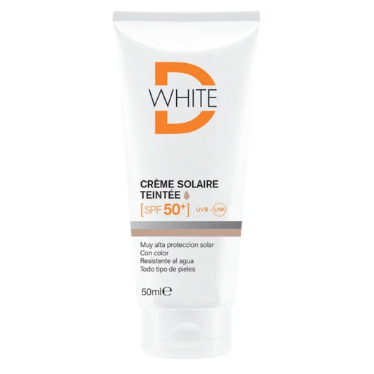 D-White Crème Solaire Teintée SPF 50+