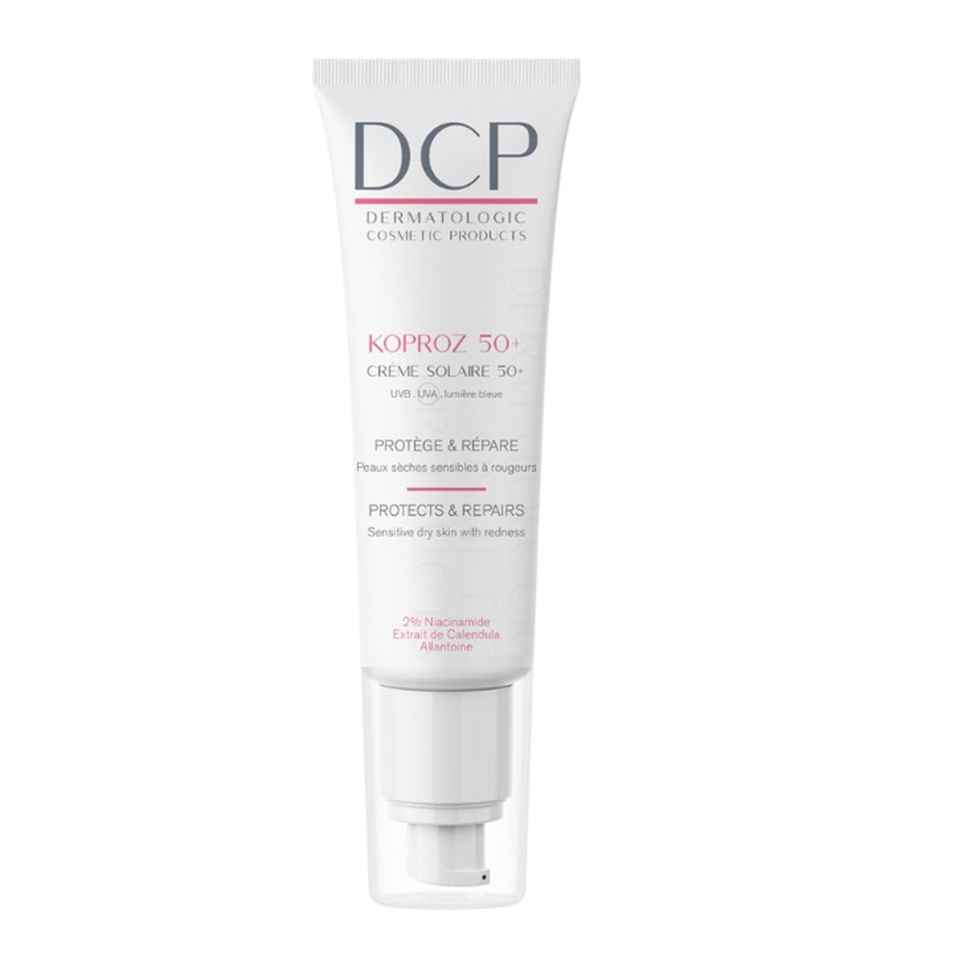 DCP Koproz Écran Solaire SPF 50+ pour Peaux Sensibles – 50ml