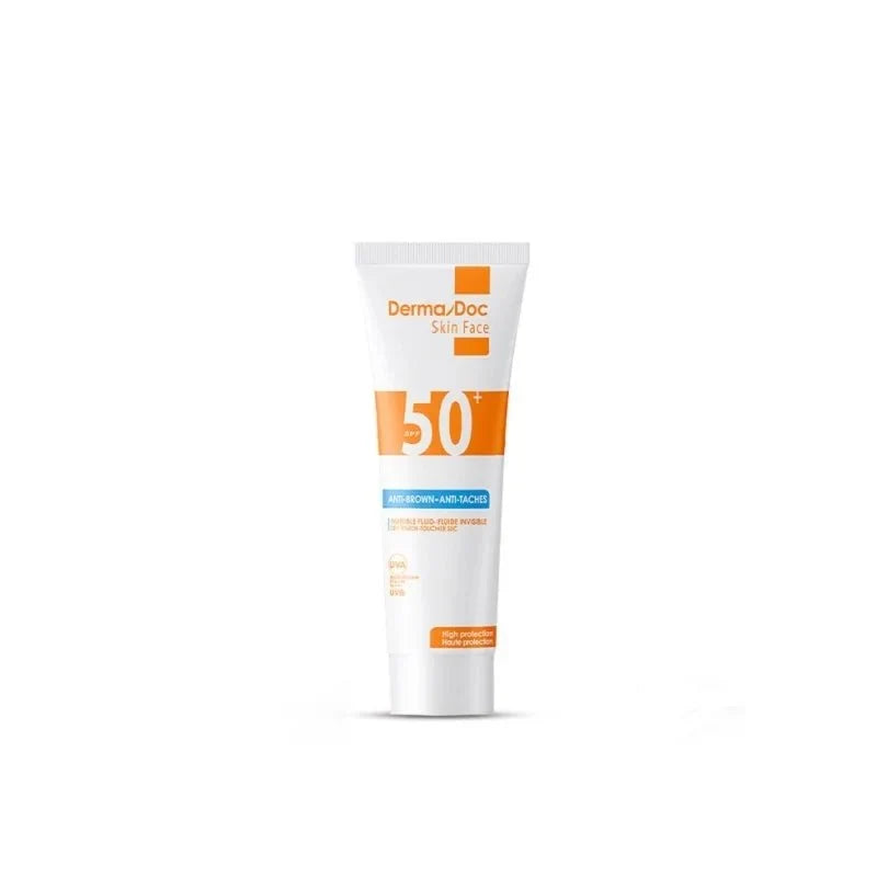 DermaDoc Écran Solaire Invisible Anti-Taches SPF50+ – 50ml