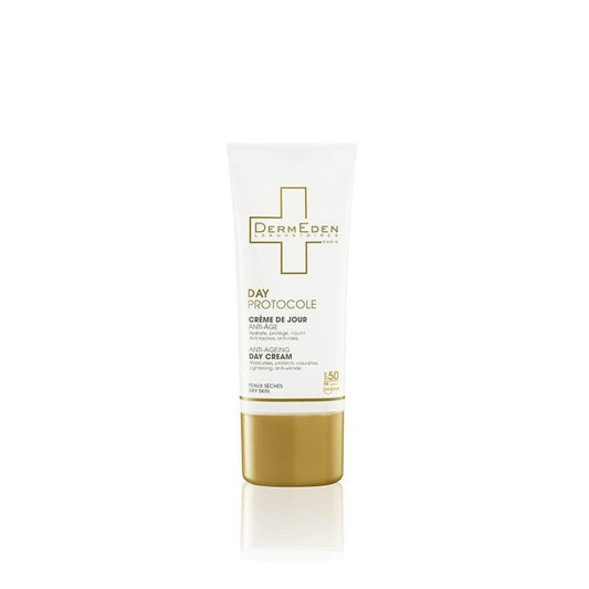 Dermeden Day Protocole Crème de Jour 4-en-1 Peaux Sèches SPF50