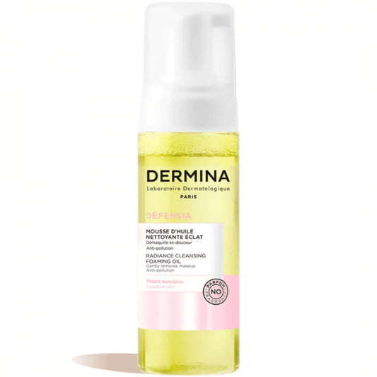 Dermina Défensia Mousse d'Huile Démaquillante Éclat 150ml