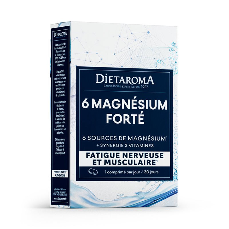 Dietaroma 6 Magnésium Forte - Réduction de la Fatigue Nerveuse et Physique