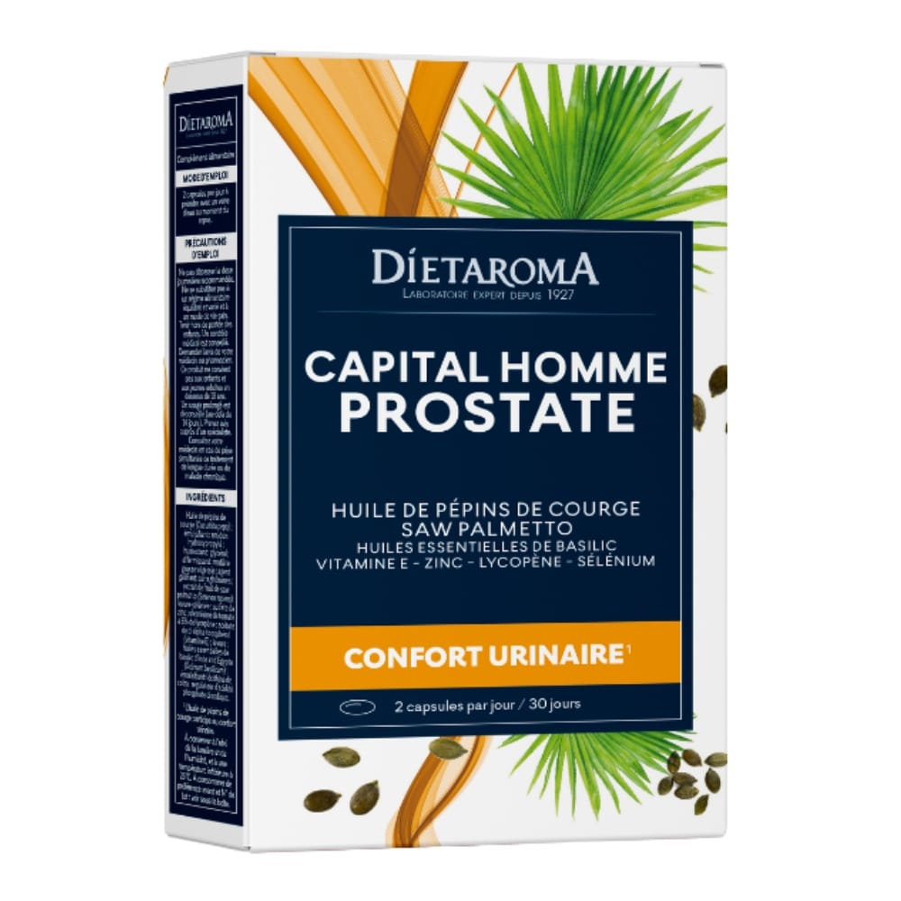 Diétaroma Capital Homme Prostate - 60 Capsules