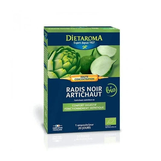 Dietaroma Radis Noir et Artichaut Bio Ampoules Haute Concentration