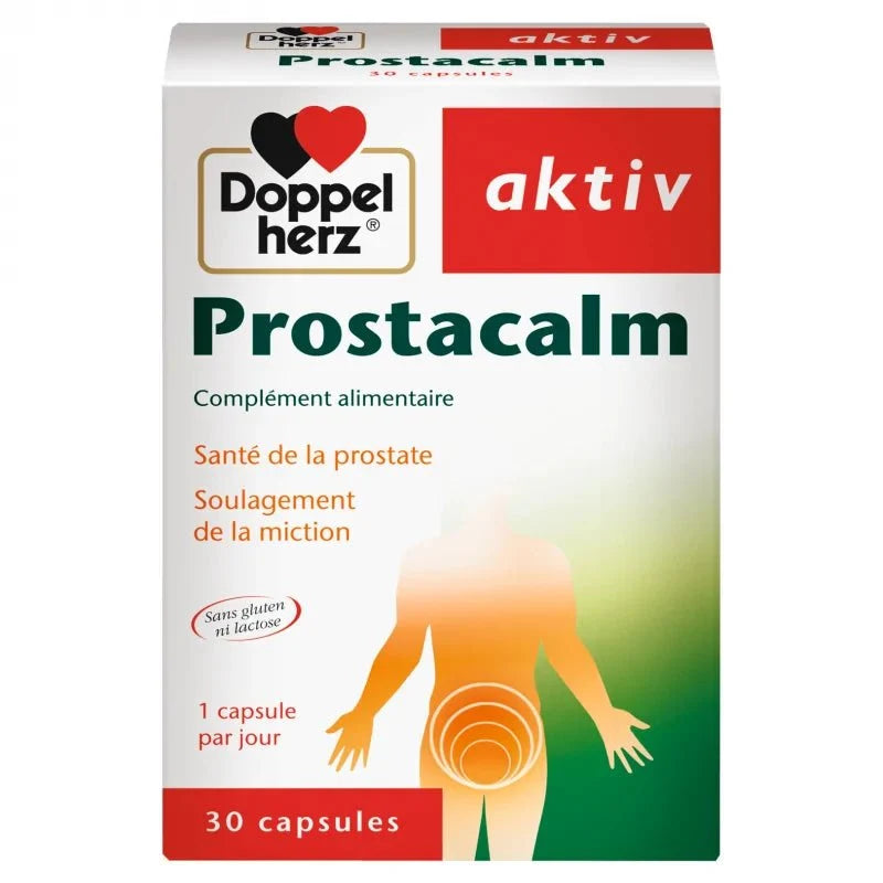 Doppel Herz Prostacalm - 30 Capsules pour la Santé de la Prostate