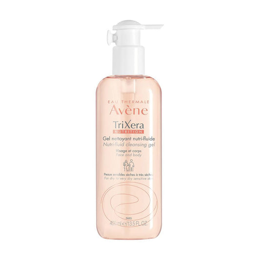 Eau Thermale Avène TriXera Nutrition Gel Nettoyant Nutri-Fluide 400ml