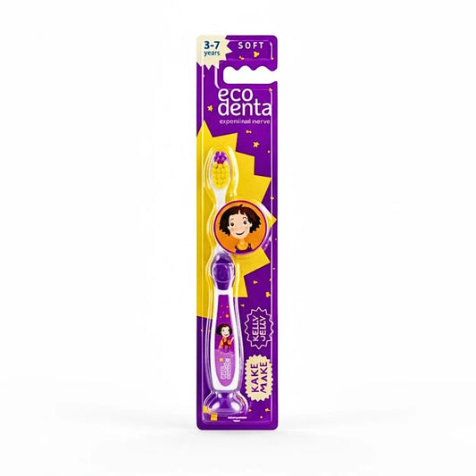 Ecodenta Brosse à Dents Souple Enfants 3-7 Ans