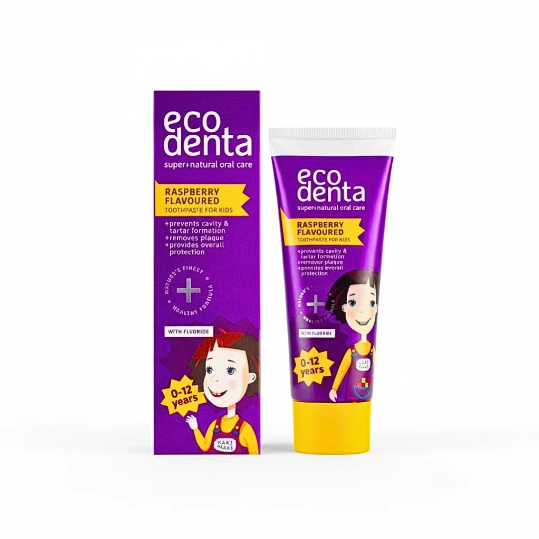EcoDenta Dentifrice Enfants Goût Fraise 0-12 Ans 75ml