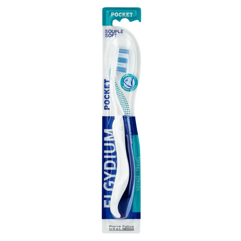 Elgydium Brosse à Dents de Voyage Pocket Medium