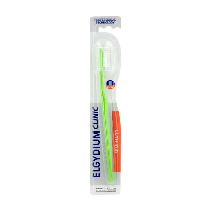 ELGYDIUM Clinic Brosse à Dents Mi-dure 25/100