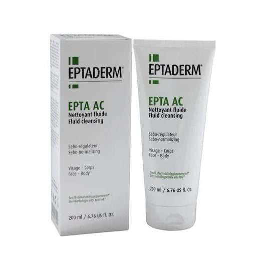 Eptaderm Epta AC Nettoyant Fluide Sébo-Régulateur 200ml