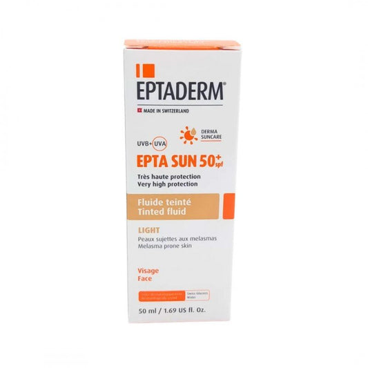 Eptaderm Epta Sun SPF50+ Fluide Teinté Light