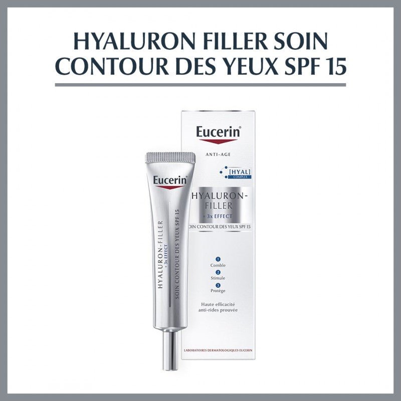 Eucerin Hyaluron-Filler Contour des Yeux SPF15 15ml