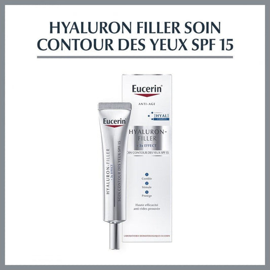 Eucerin Hyaluron-Filler Contour des Yeux SPF15 15ml