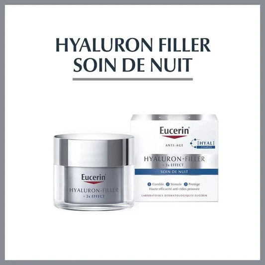 Eucerin Hyaluron-Filler Soin de Nuit + 3x Effect - 50ml
