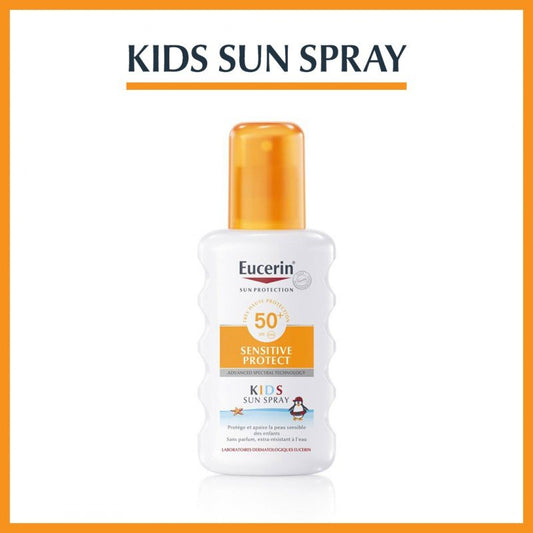 Eucerin Sun Protection Sensitive Protect Kids Spray Solaire SPF50+ 200ml