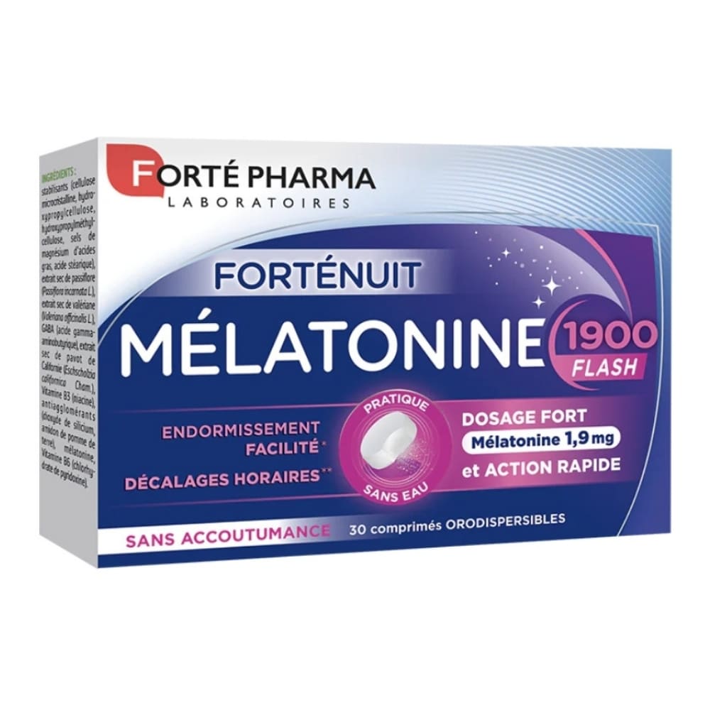 Forté Pharma Mélatonine 1900 Flash - Sommeil Réparateur