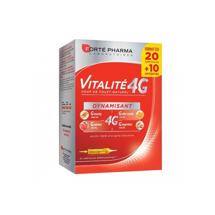 Forté Pharma Vitalité 4G Dynamisant Ampoules