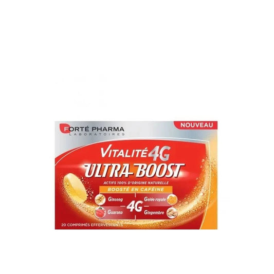 Forté Pharma Vitalité 4G Ultra Boost Effervescent - 20 Comprimés