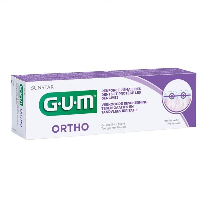 GUM Dentifrice Spécial Orthodontique 75ml