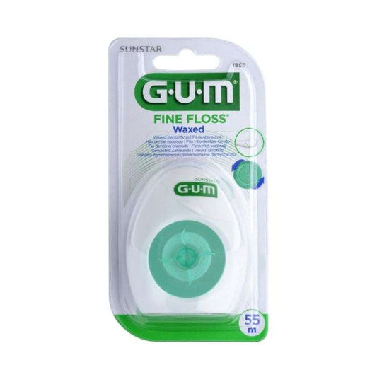 GUM Fil Dentaire Ciré Butlerweave pour Espaces Étroits 55m
