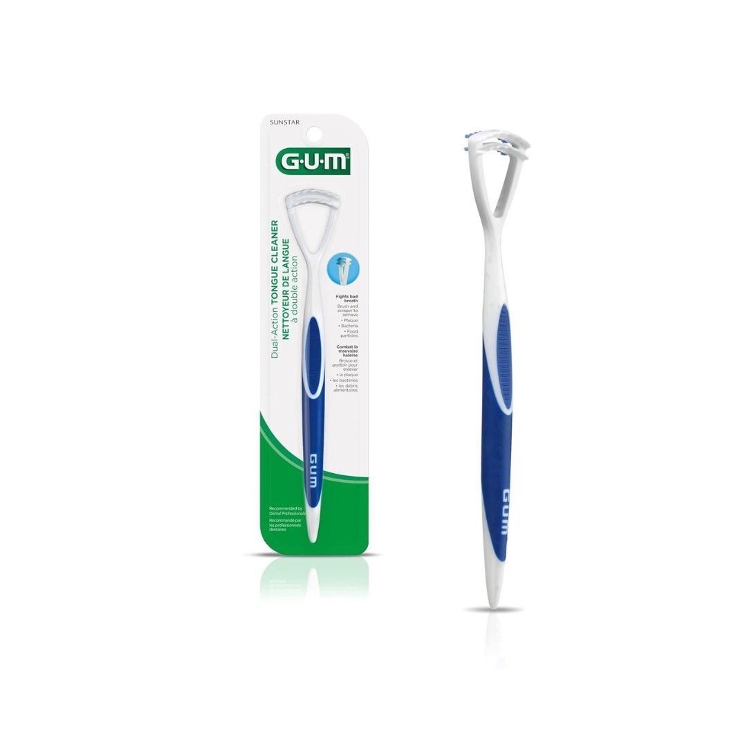 GUM HaliControl Gratte-Langue Double Action