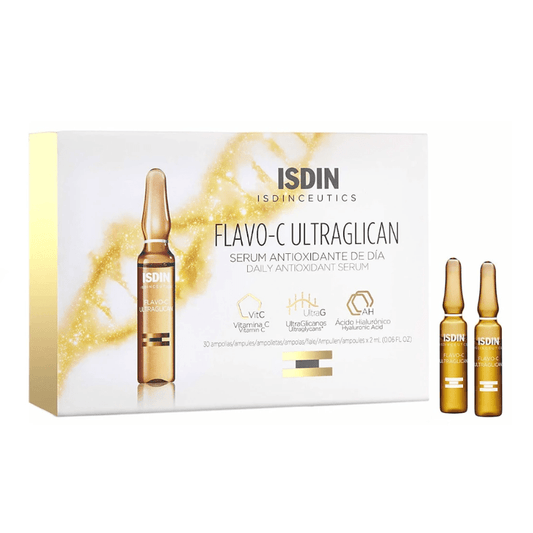 ISDIN Isdinceutics Flavo-C Ultraglican Sérum Antioxydant Jour - 30 Ampoules