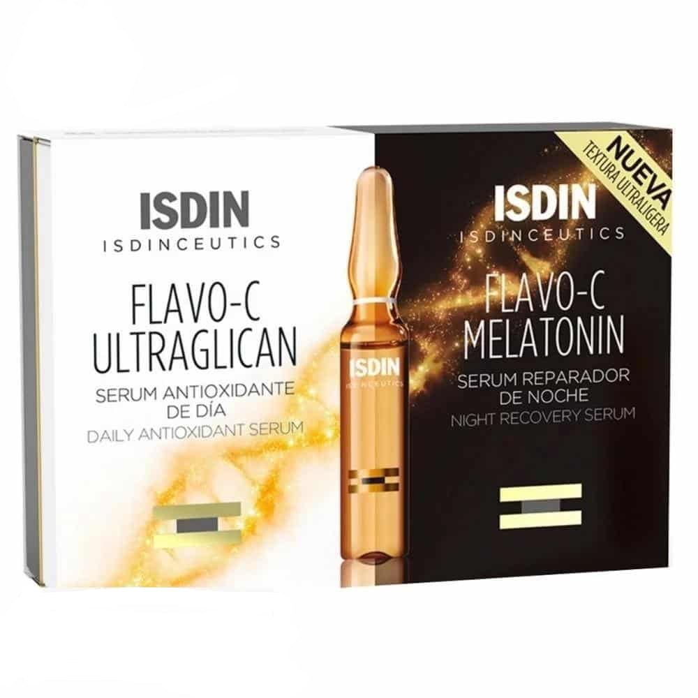 ISDIN Isdinceutics Sérum Antioxydant et Réparateur 24h - Flavo-C Ultraglican & Melatonin