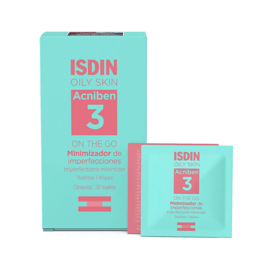 ISDIN Teen Skin Acniben ON THE GO Lingettes Minimiseur d'Imperfections