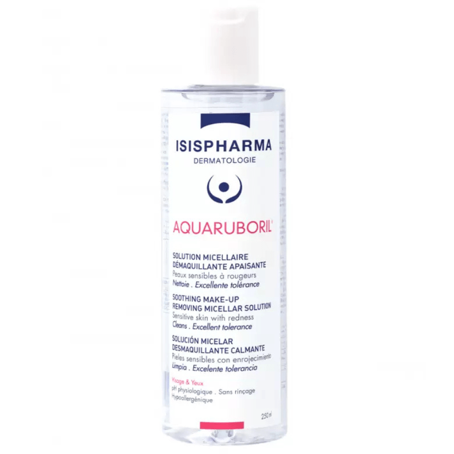 Isispharma Aquaruboril Solution Micellaire Démaquillante Apaisante 250ml
