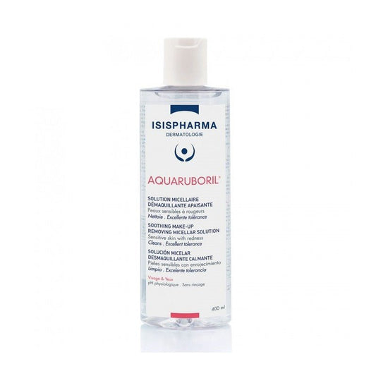Isispharma Aquaruboril Solution Micellaire Démaquillante Apaisante 400ml