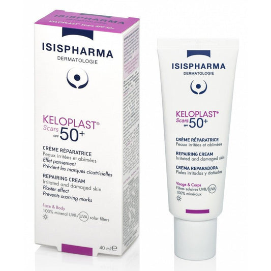 Isispharma Keloplast Scars Crème Réparatrice Spf 50+