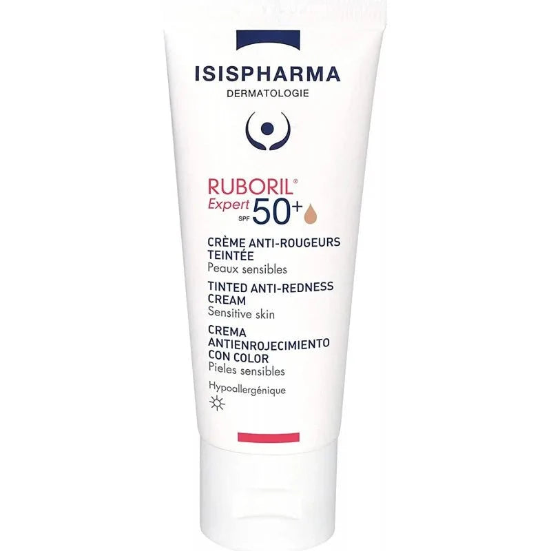 Isispharma Ruboril Expert SPF 50+ Crème Teintée Anti-Rougeurs 40ml