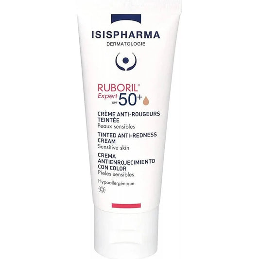 Isispharma Ruboril Expert SPF 50+ Crème Teintée Anti-Rougeurs 40ml