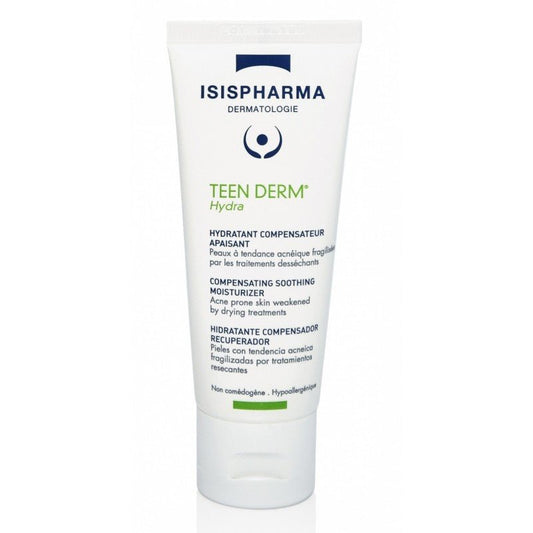 Isispharma Teen Derm Hydra 40ml - Soin Hydratant Compensateur Apaisant