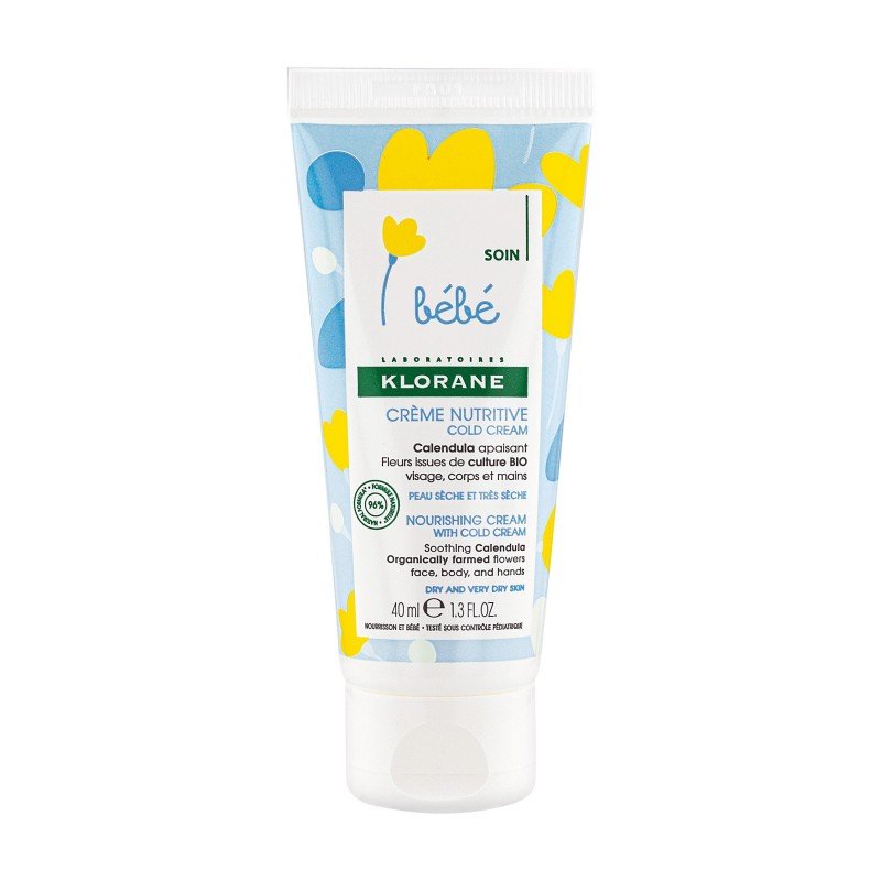 Klorane Bébé Crème Nutritive Cold Cream - 40 ml