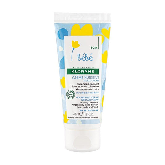 Klorane Bébé Crème Nutritive Cold Cream - 40 ml