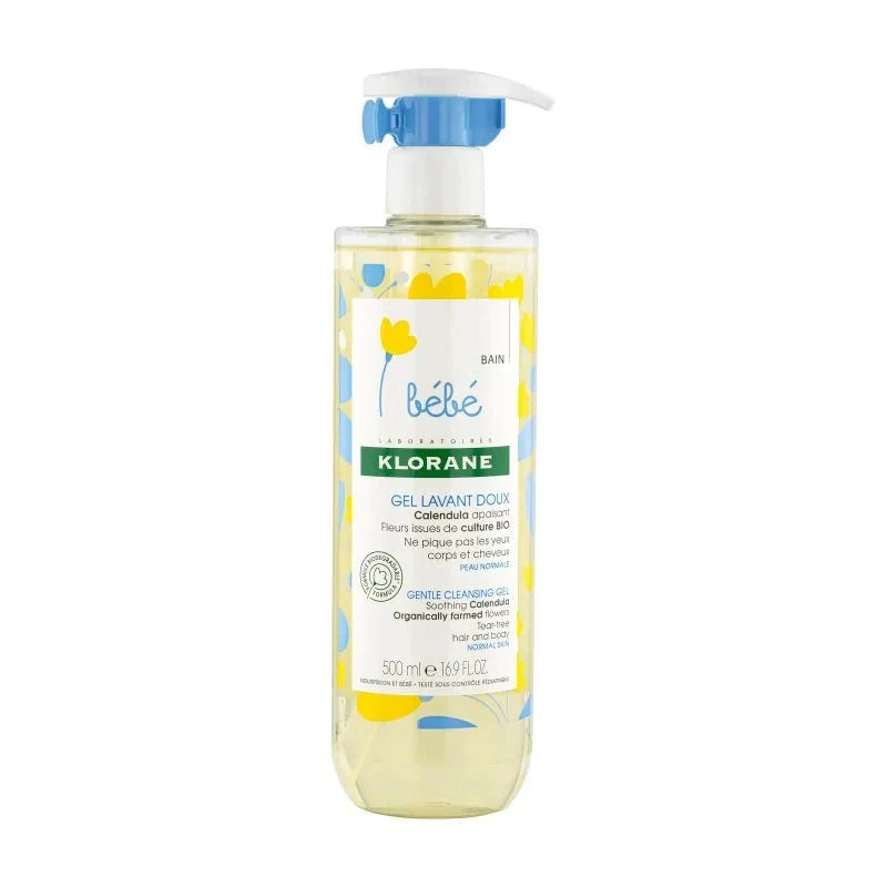 Klorane Bébé Gel Lavant Doux au Calendula - 500ml