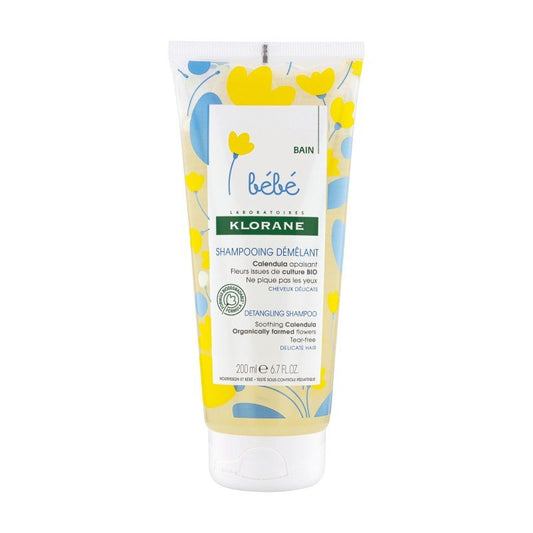 Klorane Bébé Shampooing Doux Démêlant au Calendula 200 ml