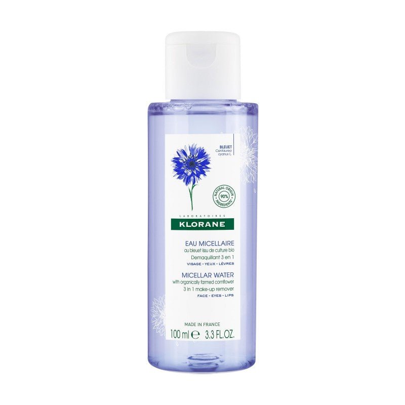Klorane Eau Micellaire Démaquillante au Bleuet Bio – 100 ml
