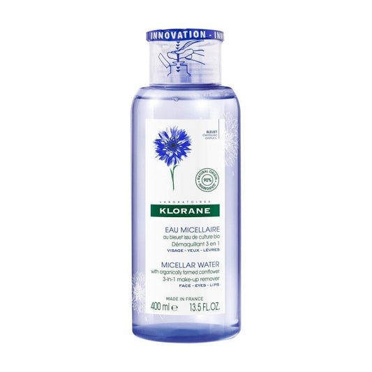 KLORANE Eau Micellaire Démaquillante au Bleuet Bio - 400 ml