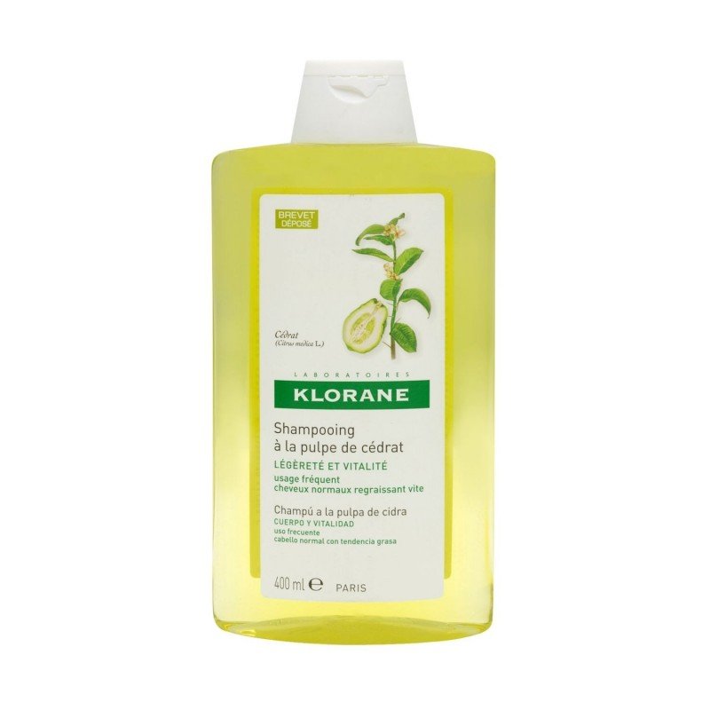 Klorane Shampooing Énergisant à la Pulpe de Cédrat 400 ml