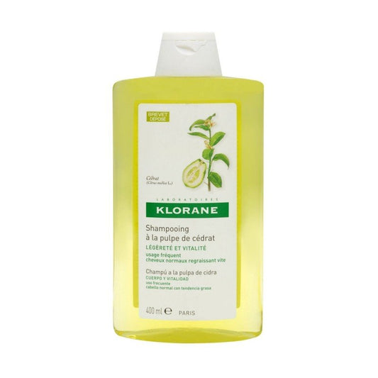 Klorane Shampooing Énergisant à la Pulpe de Cédrat 400 ml