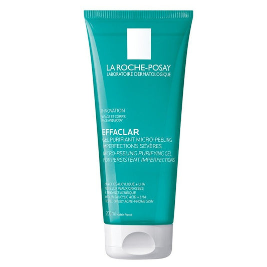 La Roche-Posay Effaclar Gel Purifiant Micro-Peeling pour Peaux à Tendance Acnéique