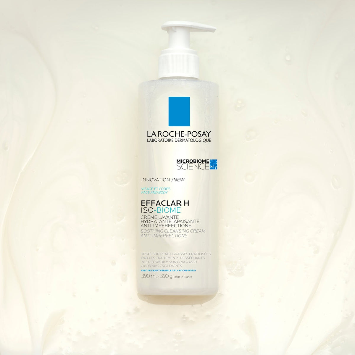 La Roche-Posay Effaclar H Iso-Biome Crème Lavante Hydratante 390ml