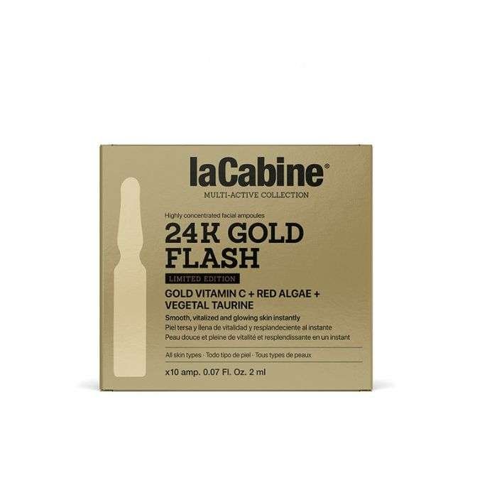 LaCabine 24K Gold Flash Ampoules Anti-Âge 10x2ml