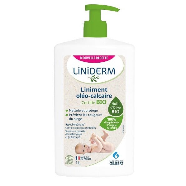 Liniderm Gilbert Liniment Oléo-Calcaire Certifié BIO 1L