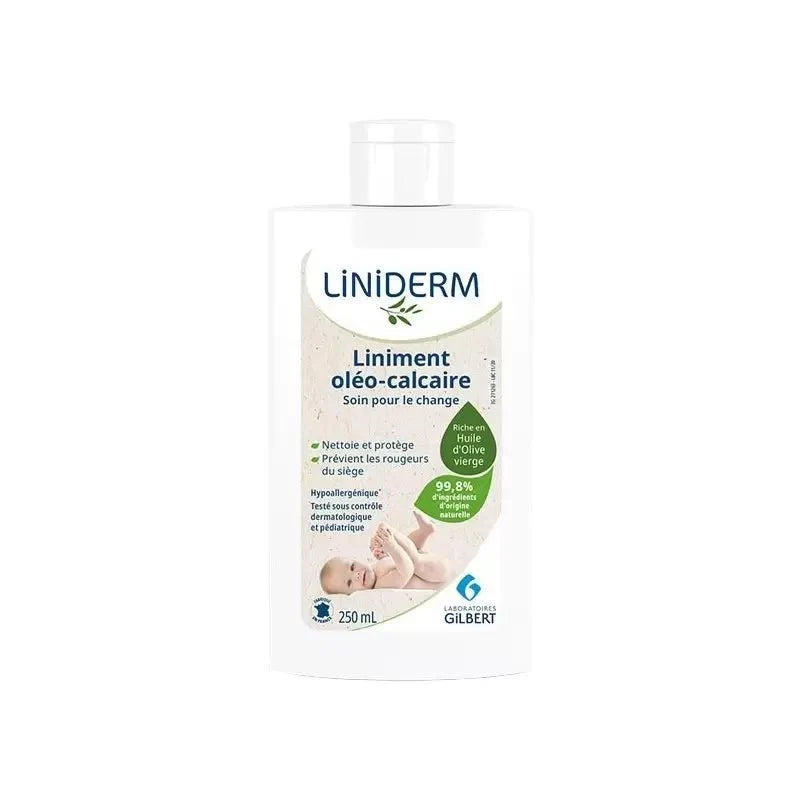 Liniderm Liniment Oléo-Calcaire 250ml - Soin Naturel pour Nourrissons