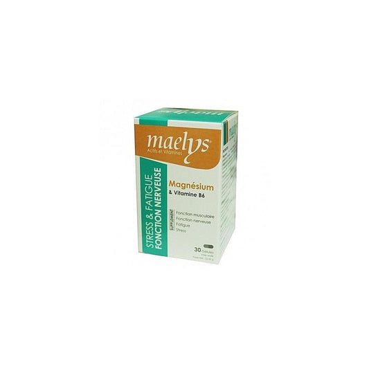 Maelys Magnésium & Vitamine B6 - 30 Gélules